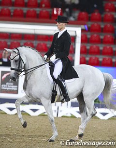 Daniel Bachmann and Donna Silver competing in the U25 division at the 2013 European Championships :: Photo © Astrid Appels