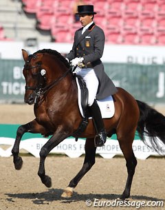 Jose Daniel Martin Dockx and Grandioso at the 2013 European Dressage Championships :: Photo © Astrid Appels