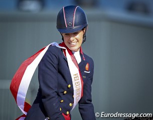 Charlotte Dujardin is the 2013 European Dressage Champion