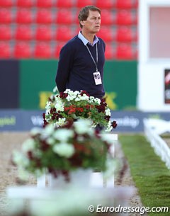 Finnish team trainer Emile Faurie