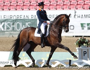 Hans Peter Minderhoud and Romanov. The pair lost its place in the Kur because after a tie with Danielle Heijkoop his scores were altered by the Judging Supervisory Panel, which lowered his percentage by a fraction