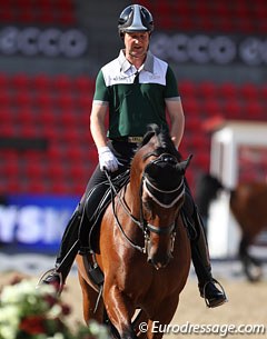 Riding for Ireland, Roland Tong on Pompidou