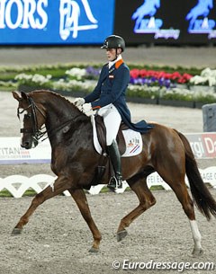 Diederik van Silfhout and Vorst D in the Under 25 competition at the 2013 European Championships in Herning, Denmark :: Photo © Astrid Appels