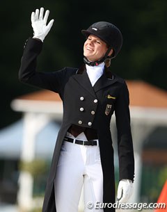 Individual test gold medalist Johanne Pauline von Danwitz