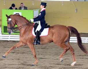 Yuko Kitai on Golden Coin (Photo © Japan Equestrian Federation)