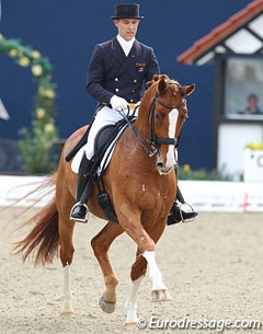 Dutch Seth Boschman on the 13-year old Dutch bred Twister (by Krack C x Samber)