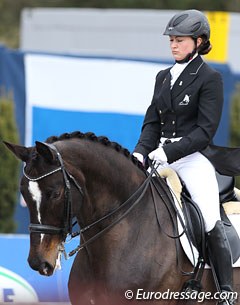 Norwegian Ellen Brigitte Farbrot on the Danish bred Akon Askelund (by Akinos x Pari Ace Dane)