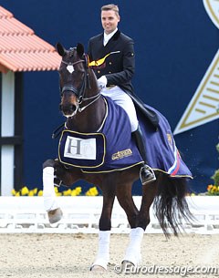 Andreas Helgstrand and Akeem Foldager win big at the 2013 CDI Hagen :: Photo © Astrid Appels