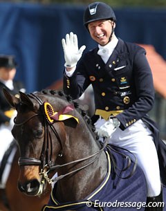 Patrik Kittel and Deja win the Intermediaire I at the 2013 CDI Hagen :: Photo © Astrid Appels
