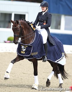 Jessica Krieg and Special Edition victorious at the 2013 CDIO-PJYR Hagen :: Photo © Astrid Appels