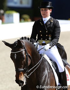 Victoria Michalke on Wasabi, an Oldenburg bred Welt Hit IV x Lancer I gelding