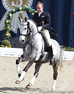 Falk Rosenbauer on the Swedish bred Ramstein (by Rubinrot x Michellino)