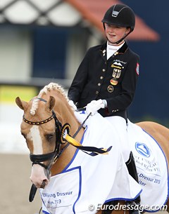 Semmieke Rothenberger rides three world record scores at the 2013 CDIO-PJYR Hagen :: Photo © Astrid Appels