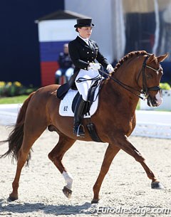 Charlott Maria Schurmann and Burlington at the 2013 CDI Hagen :: Photo © Astrid Appels