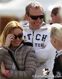 German young horse trainers Ines and Johannes Westendarp came to watch the competition