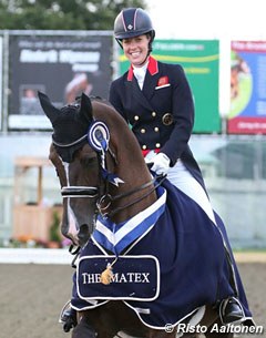 Charlotte Dujardin and Valegro at the 2013 CDIO Hickstead :: Photo © Risto Aaltonen