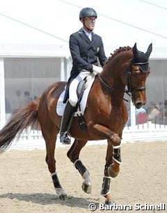 Guenter Seidel warming up Wylea