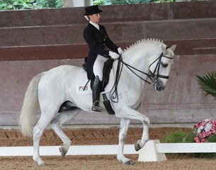 Maria Caetano and Xiripiti at the 2013 Portuguese Dressage Championships