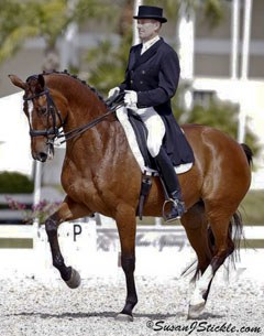 Lars Petersen and Mariett at the 2013 CDI-W Loxahatchee :: Photo © Sue Stickle