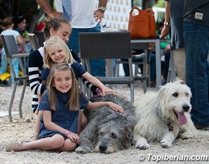 Kids having fun at the show