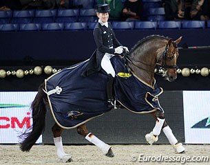 Helen Langehanenberg and Damon Hill win at the 2013 CDI Mechelen