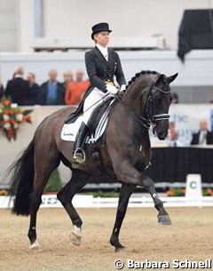 Nadine Capellmann on her new Grand Prix horse Dark Dynamic