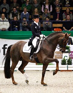 Germany’s Helen Langehanenberg and Damon Hill NRW won their second successive World Cup Dressage Western European League 2012/2013 qualifier at Neumuenster, Germany ::  Photo © Thomas Hellmann