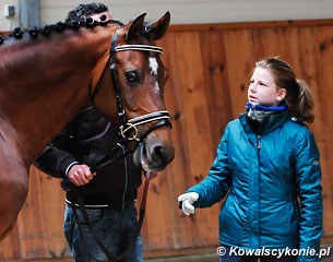 Alice and Flamenco Star at the vet inspection in Radzionkow