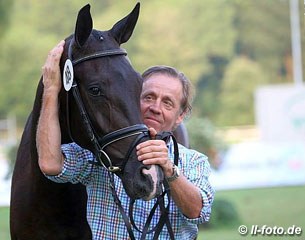 Belgian owner Patrick D'Eer and Calamity Jane