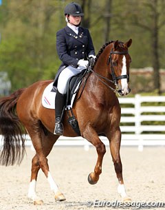 Jasmien de Koeyer and Take It Easy at the 2013 CDI-J Roosendaal :: Photo © Astrid Appels