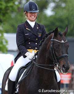 A big smile from Joyce Heuitink on Wup (by Welt Hit II)