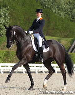 Danielle Houtvast and Rambo at the 2013 CDI-YR Roosendaal :: Photo © Astrid Appels