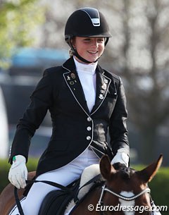 A smiling Mercedes Verwey