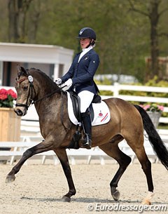 Lisanne Zoutendijk and Champ of Class at the 2013 CDI-P Roosendaal :: Photo © Astrid Appels