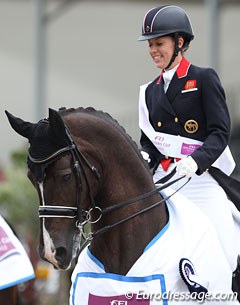 Charlotte Dujardin and Valegro win the CDIO Grand Prix at the 2013 CDIO Rotterdam :: Photo © Astrid Appels