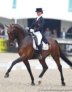 Delphine Meiresonne and Wipsy van 't Heihof at the 2013 CDIO Rotterdam :: Photo © Astrid Appels