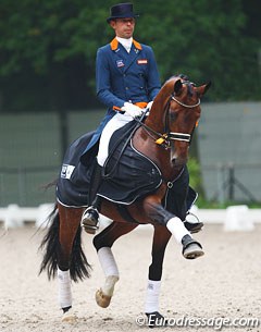 Hans Peter Minderhoud and Ziesto at the 2013 CDIO Rotterdam :: Photo © Astrid Appels