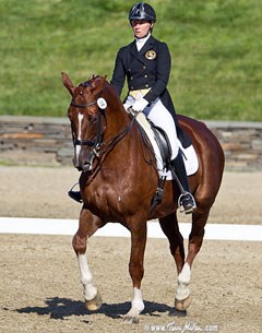 Micaela Mabragana and Granada at the 2013 CDI-W Saugerties :: Photo © Terri Miller
