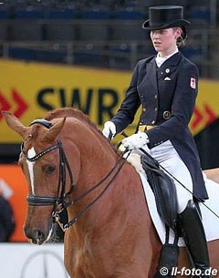 Nadine Husenbeth and Florida at the 2013 Piaff Forderpreis finals in Stuttgart :: Photo © LL-foto