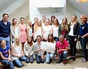 The Swedish pony, junior, and pony riders invited to the training camp with experts Johan Fyrberg, Bobo Lundberg, Marianne Essen-Söderberg and Tina Due-Boje :: Photo © Hannell