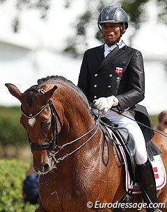 Bo Hostrup and Cajo at the 2013 CDI Verden :: Photo © Astrid Appels