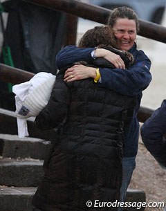 Proud and happy British pony parents