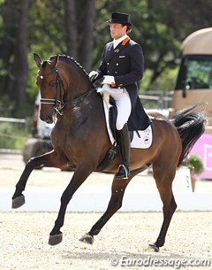 Laurens van Lieren and Hexagon's Wellnetta at the 2013 CDIO Vidauban :: Photo © Astrid Appels