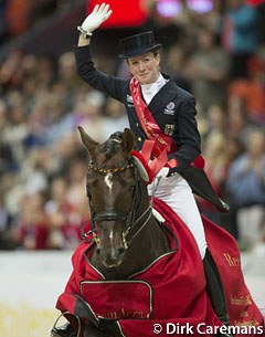 Helen Langehanenberg and Damon Hill win the 2013 World Cup Finals :: Photo © Dirk Caremans