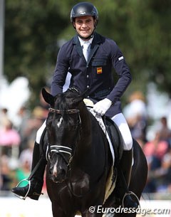 Spanish Juan Francisco Fernandez Munoz is one of the few riders able to put a smile on their face at the end of the test