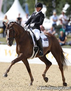 Danish based Australian Jessica Greelish on the Dutch bred Cavalia (by Sir Donnerhall x Gribaldi)