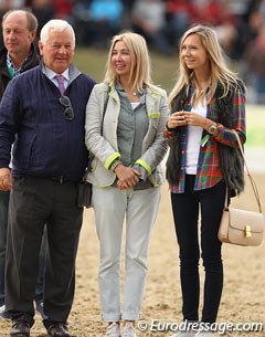 Ullrich Kasselmann with Sa Coeur's owner Elena Knyaginicheva