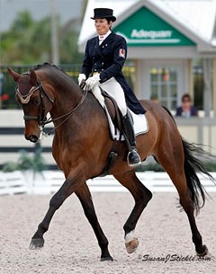 Christilot Boylen and Hudson at the 2013 CDI-W Wellington :: Photo © Sue Stickle