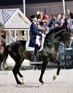 Tina Konyot and Calecto V at the 2013 CDI Wellington :: Photo © Sue Stickle