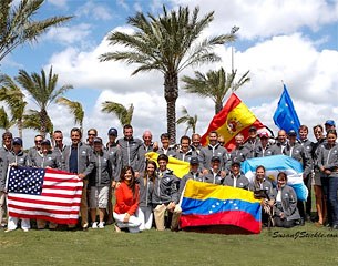 The teams for this year's CDIO Wellington Nations Cup :: Photo © Sue Stickle